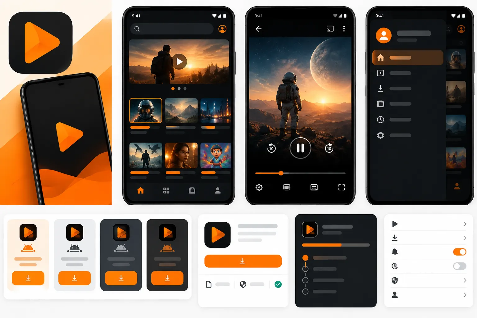 DM Play Android screen